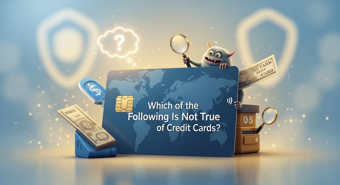 Which of the Following Is Not True of Credit Cards